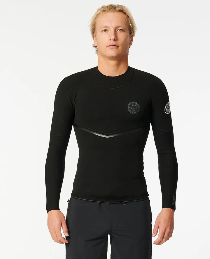 E-Bomb 1.5mm Sealed Long Sleeve Wetsuit Jacket - Black