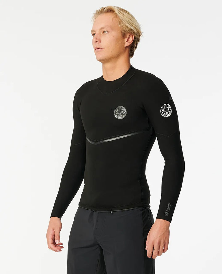 E-Bomb 1.5mm Sealed Long Sleeve Wetsuit Jacket - Black