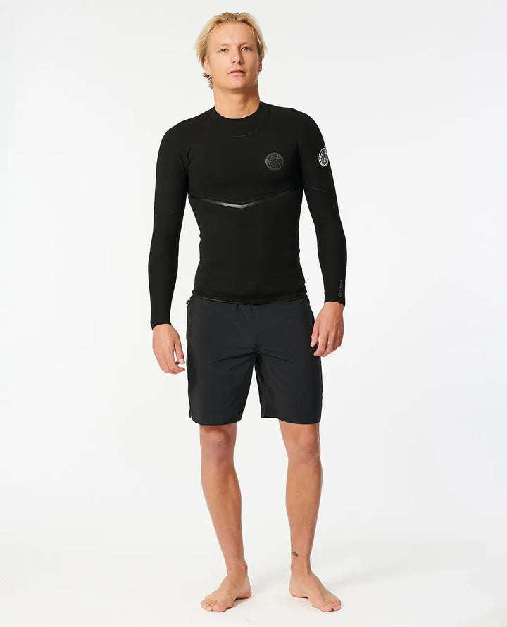 E-Bomb 1.5mm Sealed Long Sleeve Wetsuit Jacket - Black