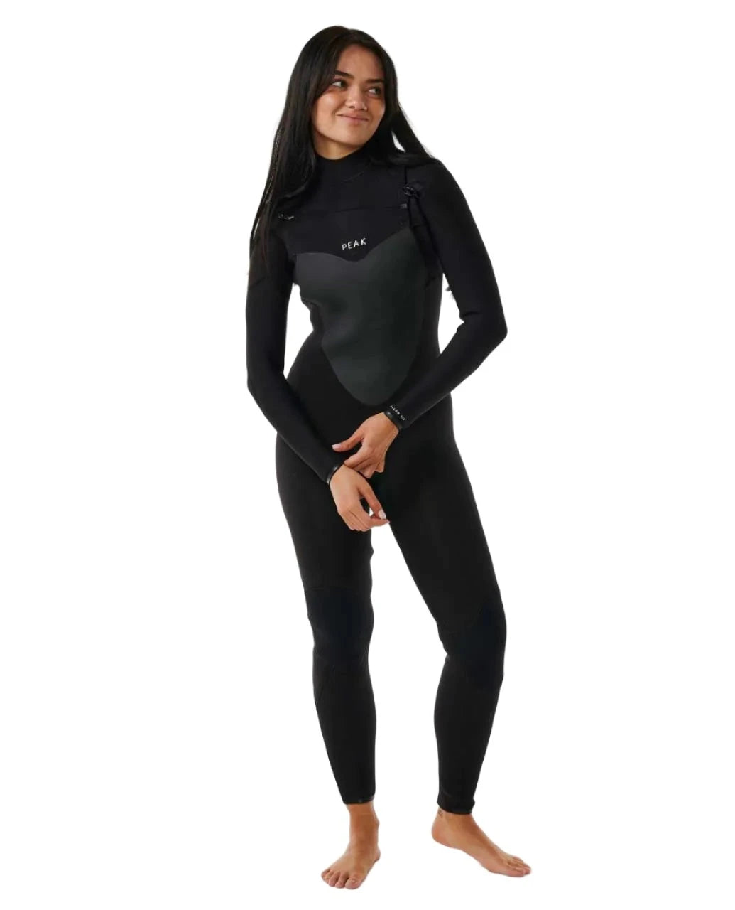 Womens X-Dry 3/2 Chest Zip Sealed Steamer Wetsuit - Black