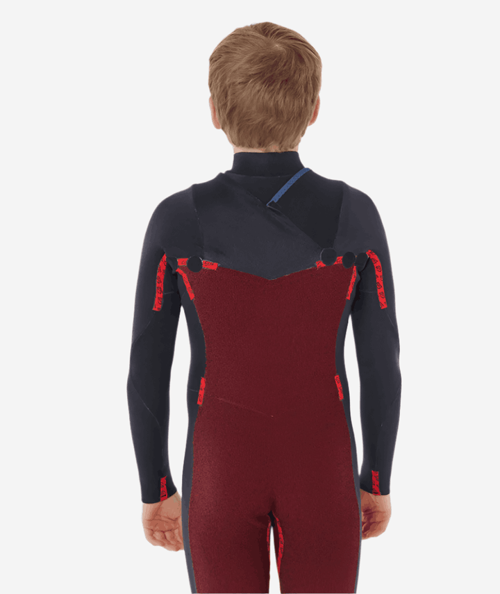Boys Dawn Patrol 4/3 Chest Zip Kids Steamer Wetsuit