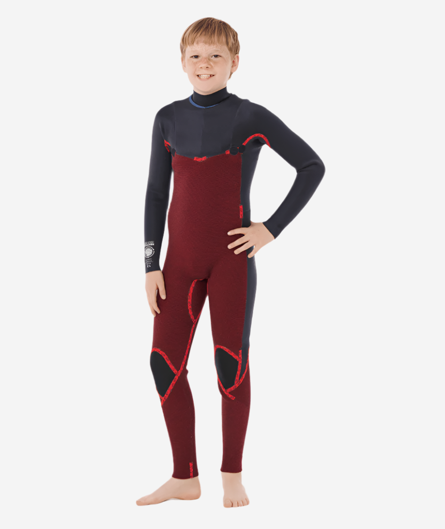 Boys Dawn Patrol 4/3 Chest Zip Kids Steamer Wetsuit
