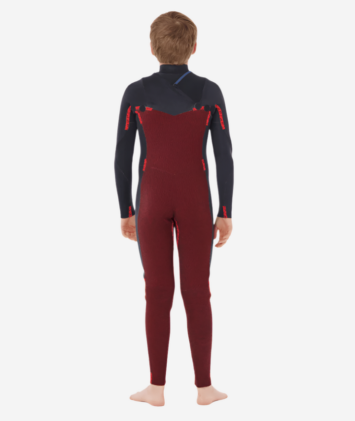 Boys Dawn Patrol 4/3 Chest Zip Kids Steamer Wetsuit