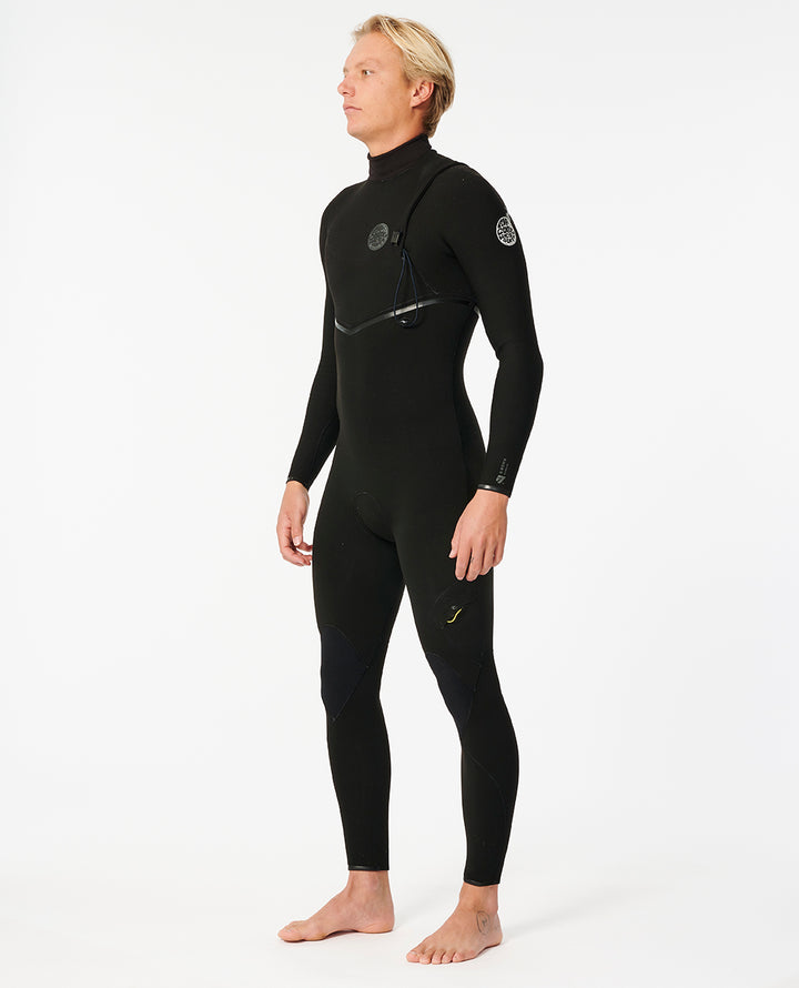 E-Bomb 3/2 Zip Free Steamer Wetsuit - Black