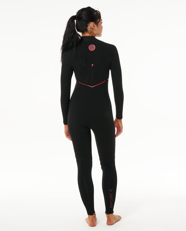 Womens Flashbomb Fusion 3/2 Steamer Wetsuit - Black