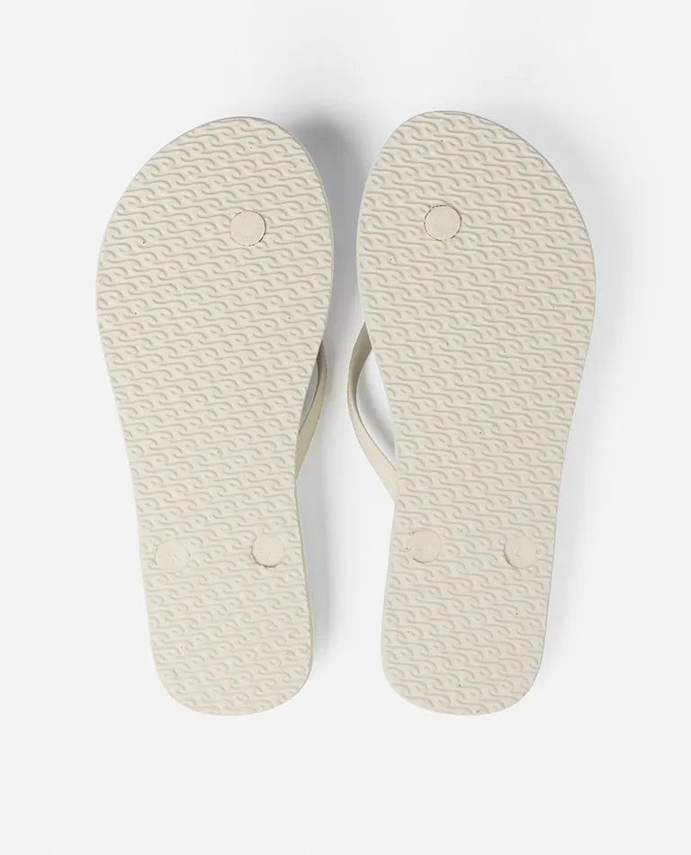 Holiday Tropics Bloom Open Toe Thongs - Mid Blue