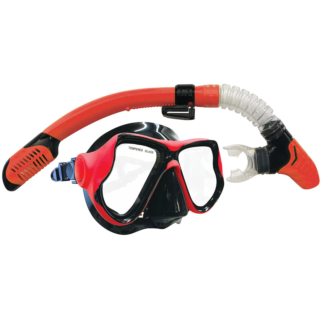 Ningaloo Black Silicone Mask & Snorkel Set