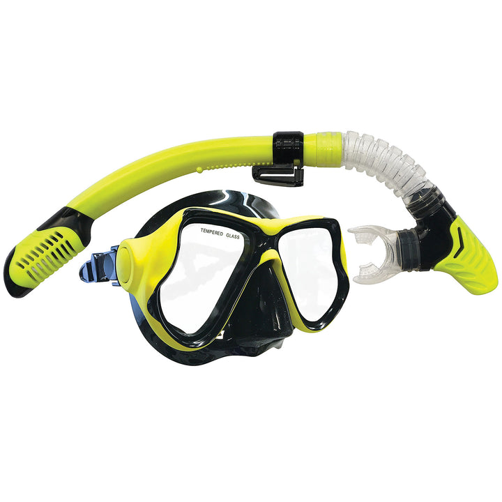 Ningaloo Black Silicone Mask & Snorkel Set