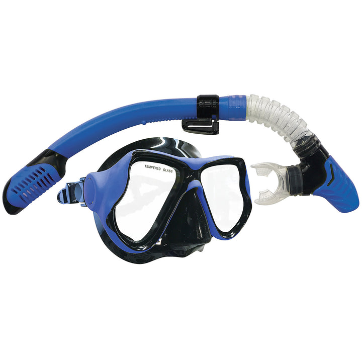 Ningaloo Black Silicone Mask & Snorkel Set