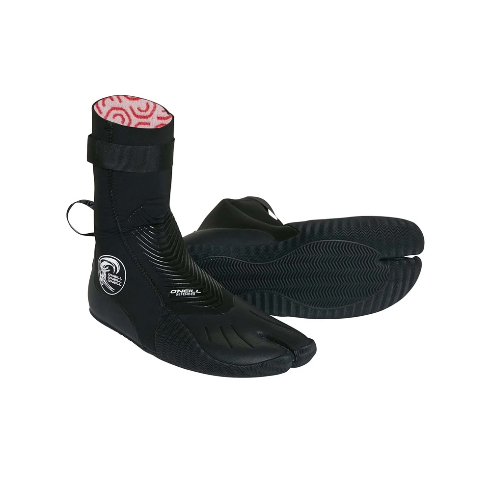 O'Neill Defender 3mm Split Toe Wetsuit Boots Black – Long Reef
