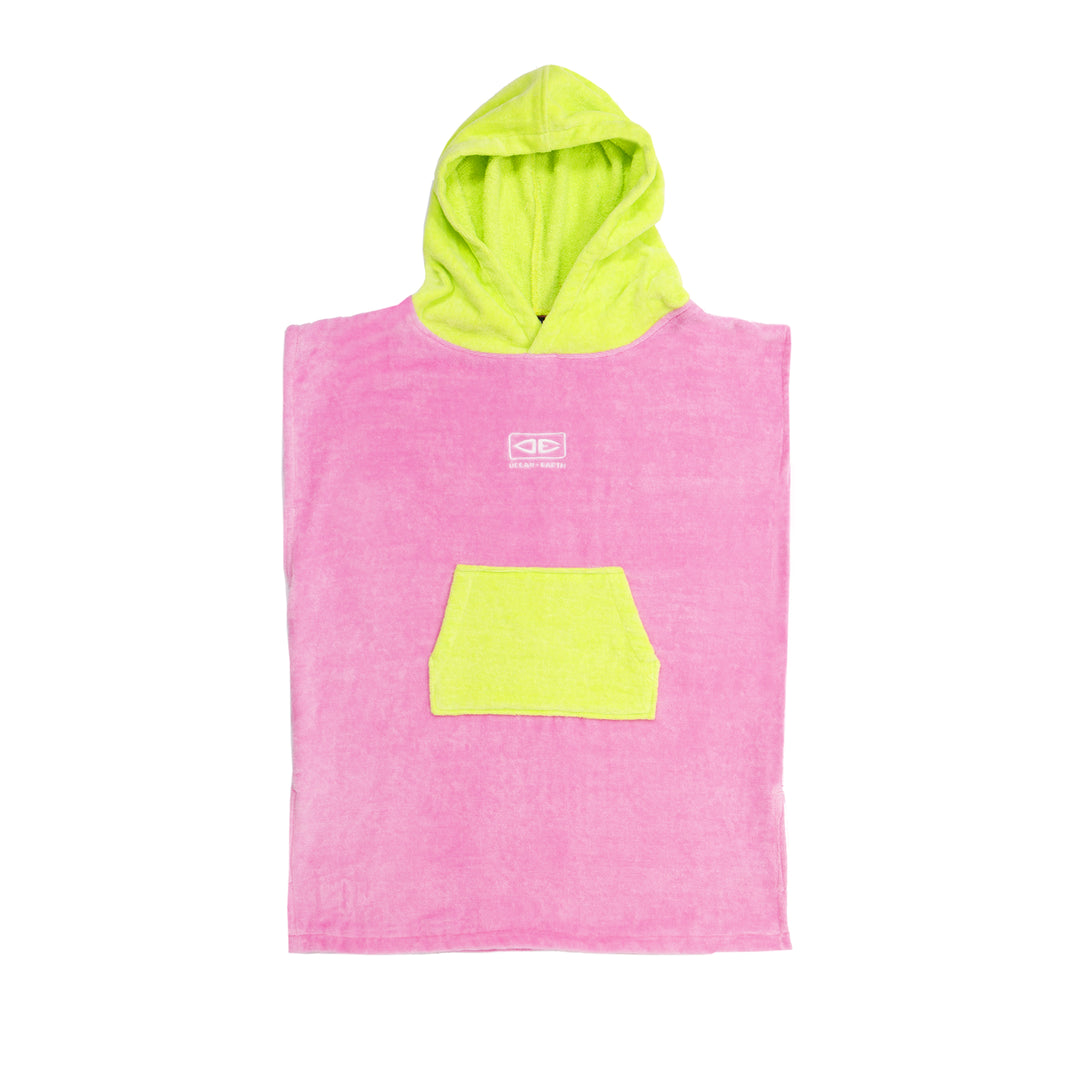 Toddlers Hooded Poncho - Pink