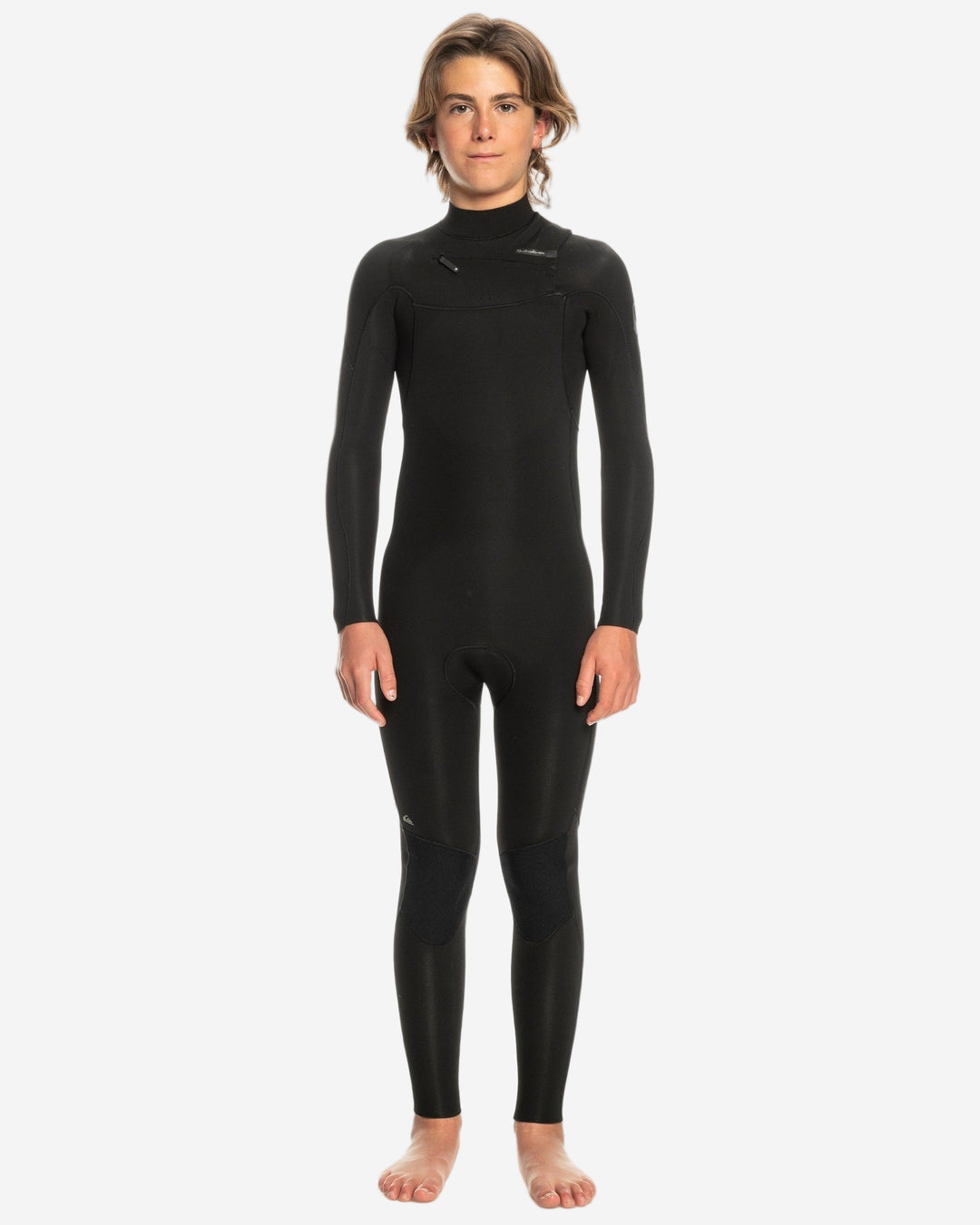 Boys Everyday Sessions 4/3 Chest Zip Kids Steamer Wetsuit