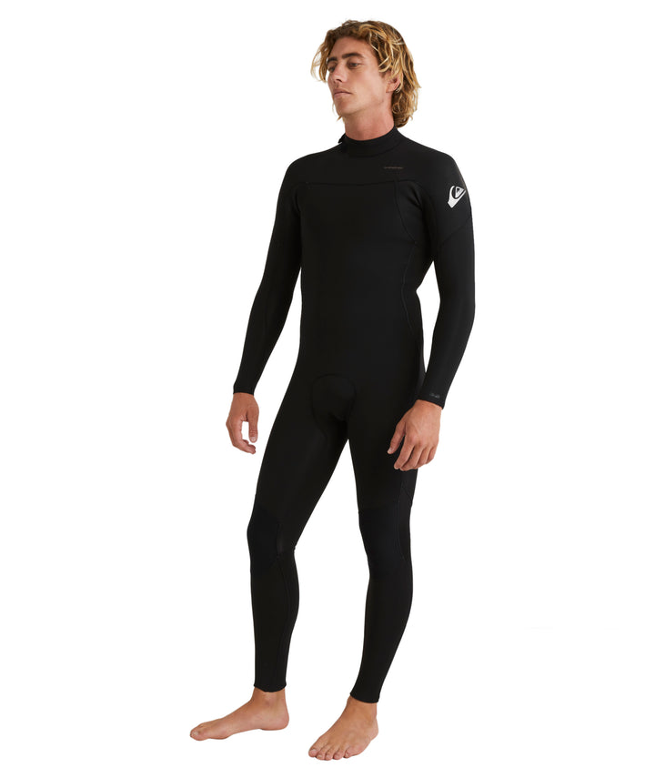 Everyday Sessions 3/2 Back Zip Steamer Wetsuit - Black