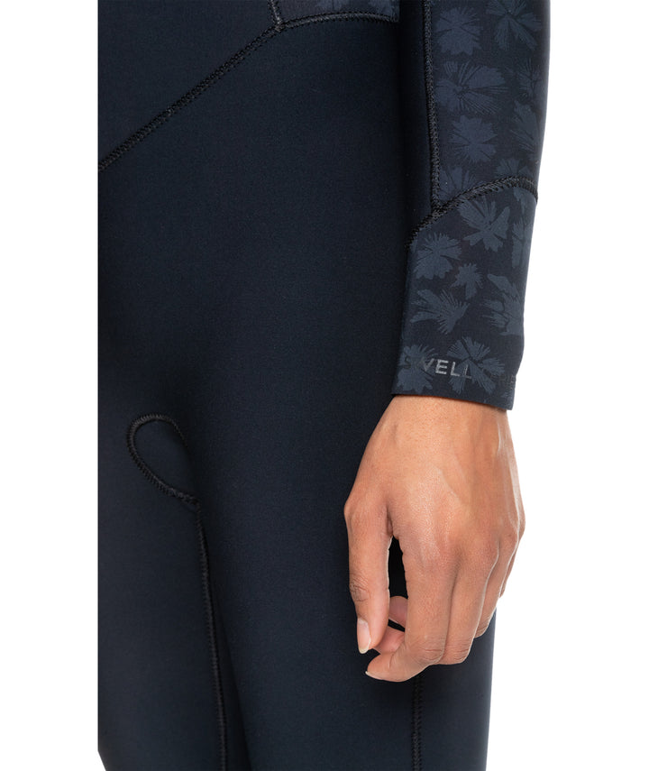 Swell Series 4/3 Back Zip GBS Steamer Wetsuit - Black