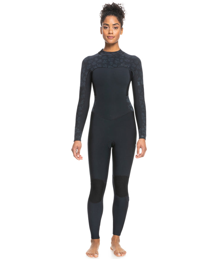 Swell Series 4/3 Back Zip GBS Steamer Wetsuit - Black