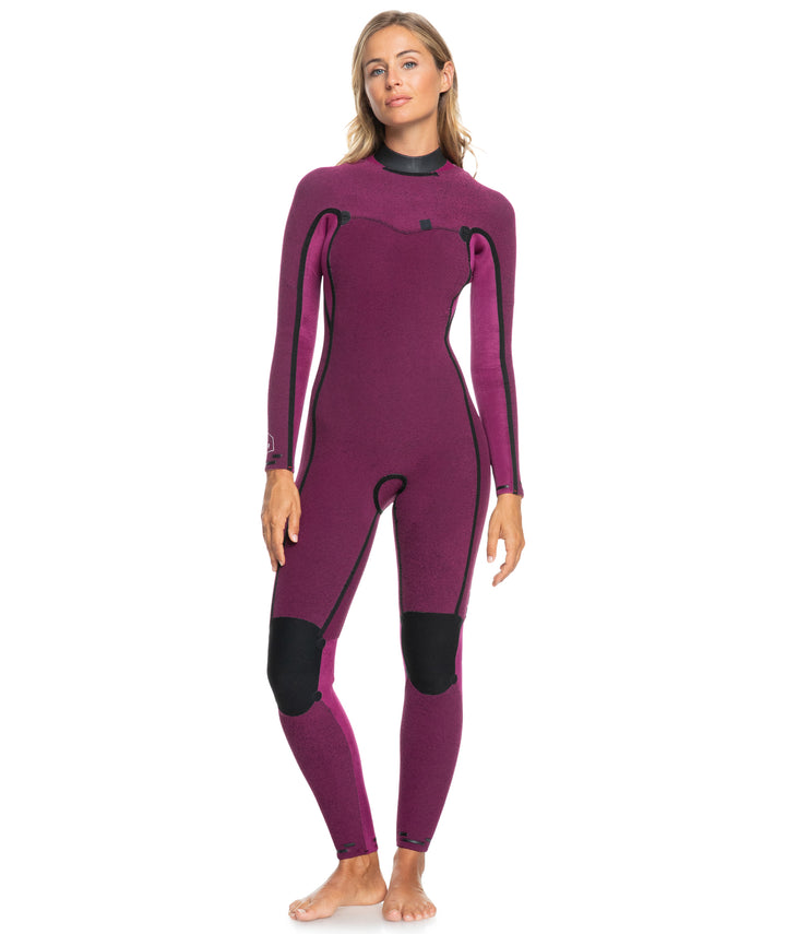 Elite 4/3 Chest Zip Steamer Wetsuit - Anthracite Leaf