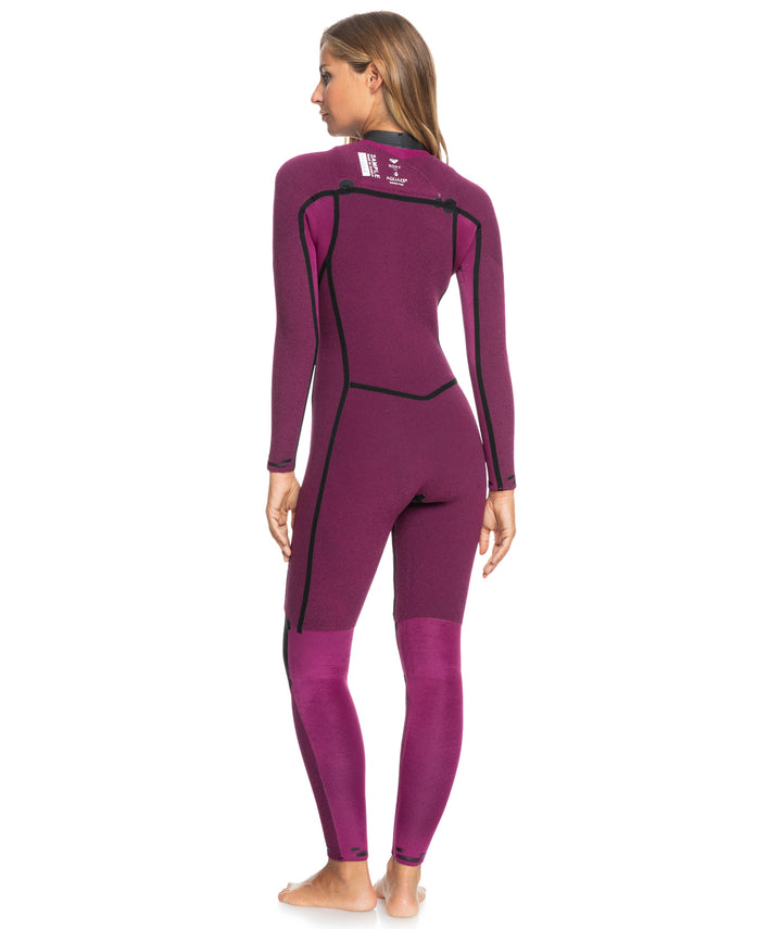 Elite 4/3 Chest Zip Steamer Wetsuit - Anthracite Leaf