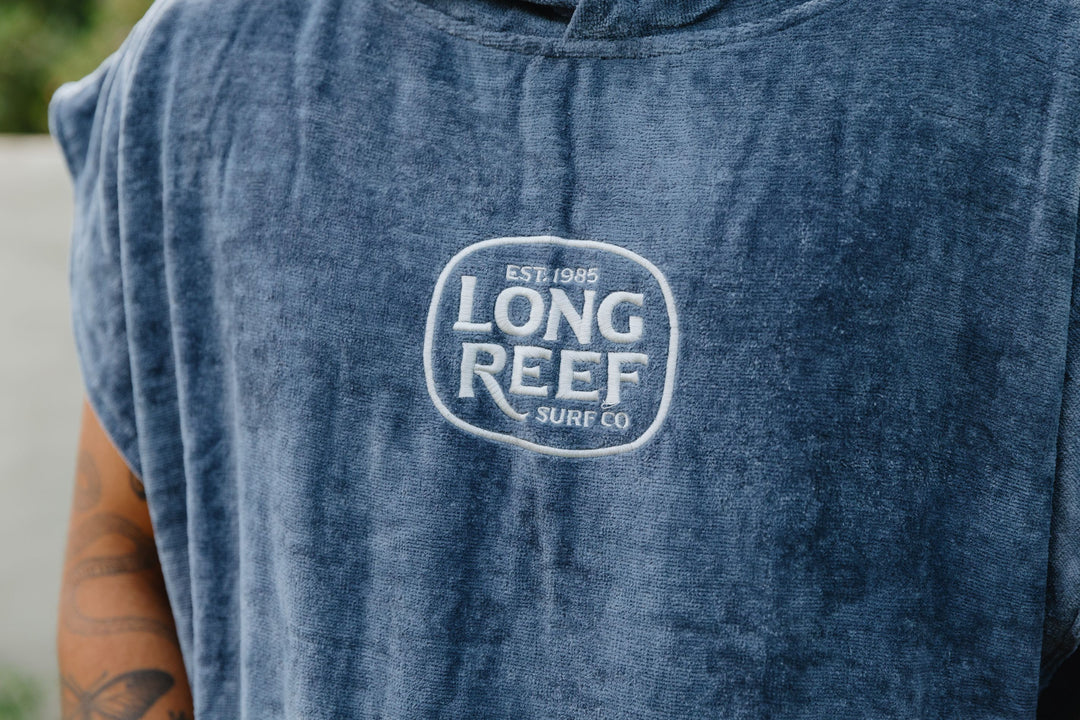 Long Reef Surf Co Poncho Hooded Towel - Navy