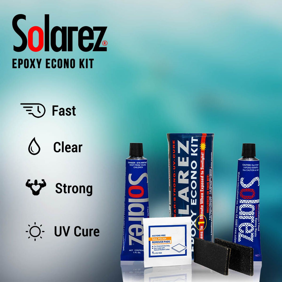 Epoxy Surfboard Repair Econo Travel Kit