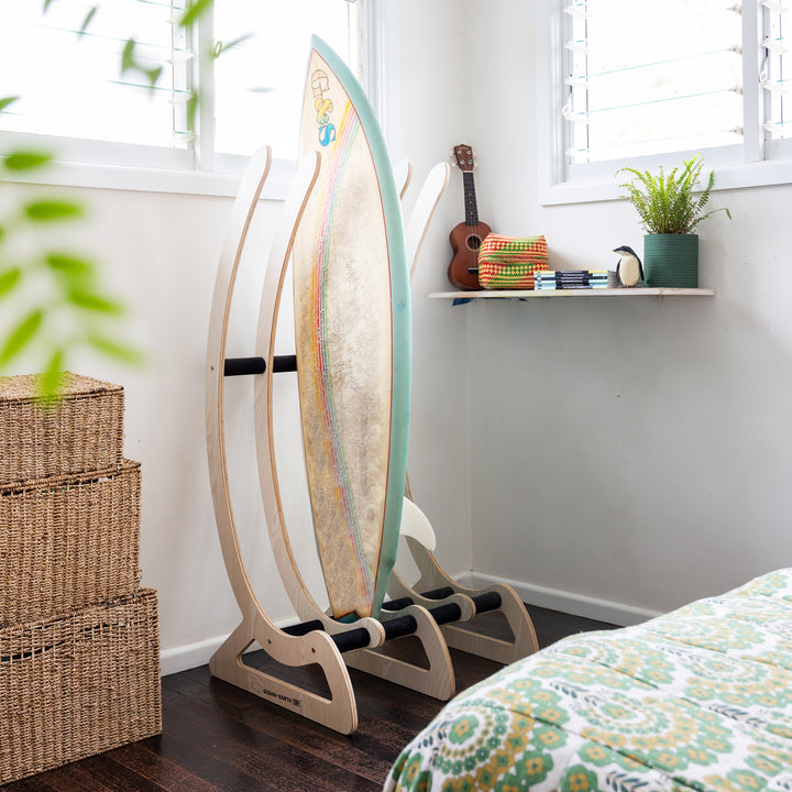 Timber Free Standing Surfboard Rack