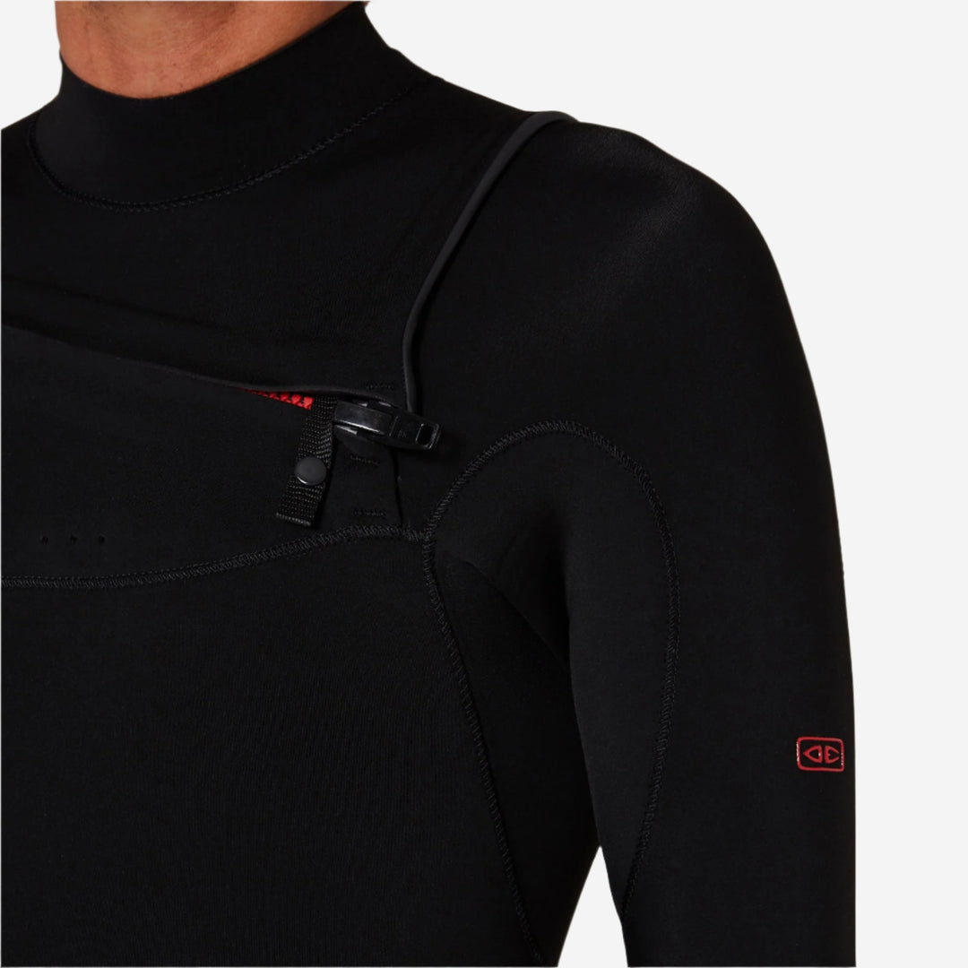 Double Black 4/3 Chest Zip Steamer Wetsuit