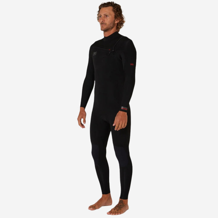 Double Black 4/3 Chest Zip Steamer Wetsuit