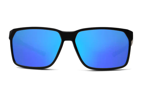 Tazer Sunglasses - Mirror Polar Matt Black