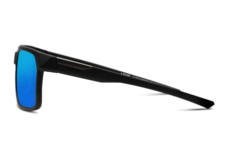 Tazer Sunglasses - Mirror Polar Matt Black