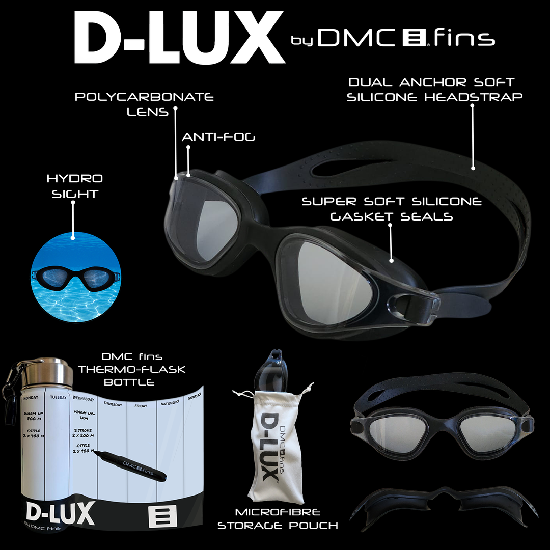 D-LUX Goggles-in-a-Bottle Swimming Goggles