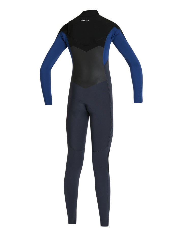 Boys Defender 3/2mm Chest Zip Steamer Kids Wetsuit - Gunmetal