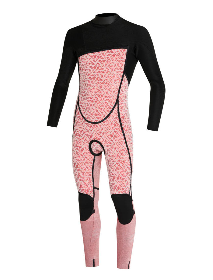 Boys Defender 3/2mm Chest Zip Steamer Kids Wetsuit - Gunmetal