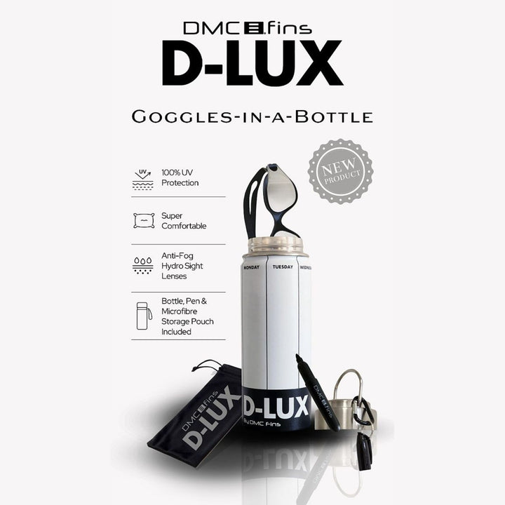 D-LUX Goggles-in-a-Bottle Swimming Goggles