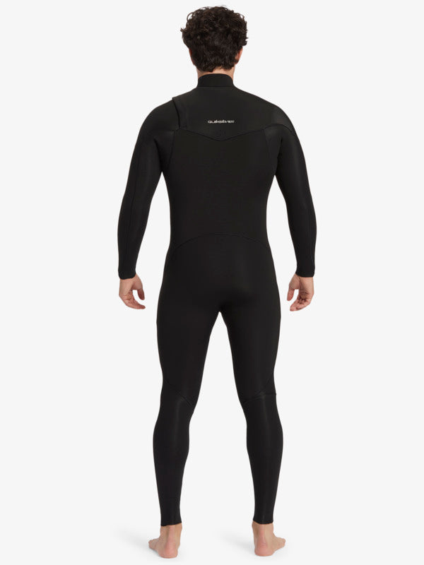 Everyday Sessions 4/3 Chest Zip Steamer Wetsuit - Black