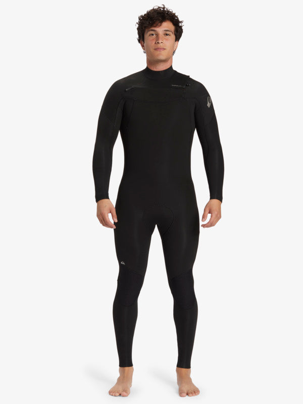 Everyday Sessions 4/3 Chest Zip Steamer Wetsuit - Black