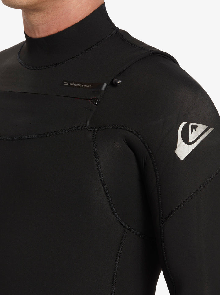 Everyday Sessions 4/3 Chest Zip Steamer Wetsuit - Black