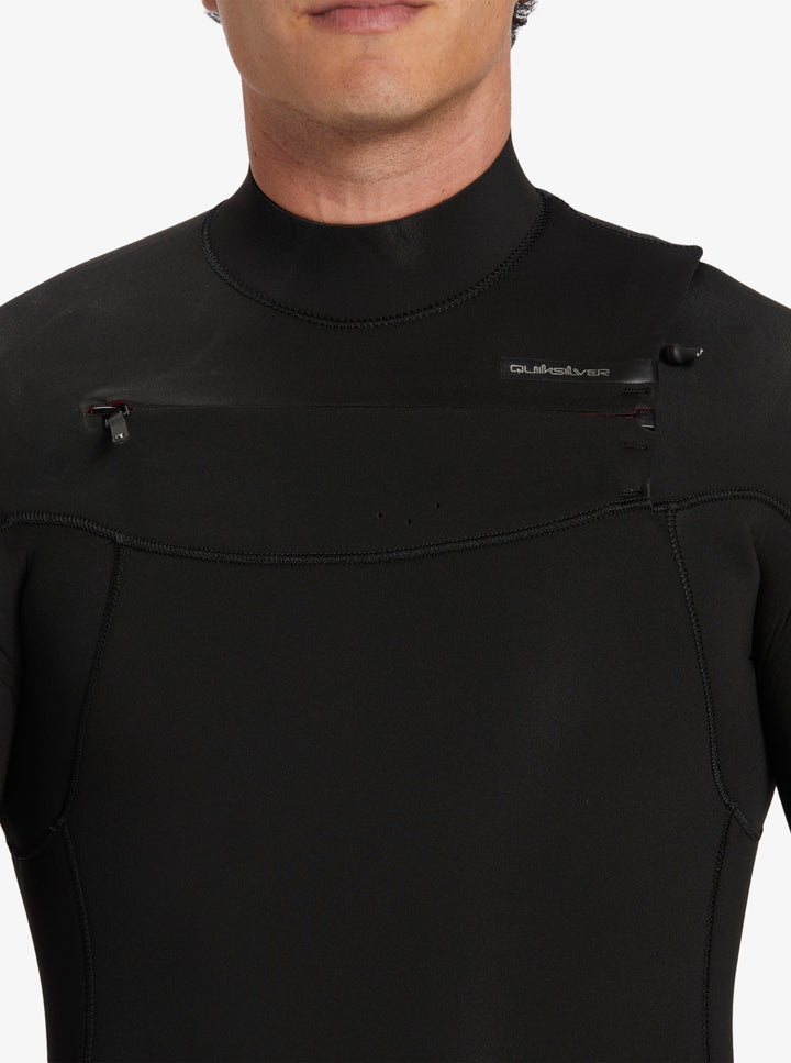 Everyday Sessions 4/3 Chest Zip Steamer Wetsuit - Black