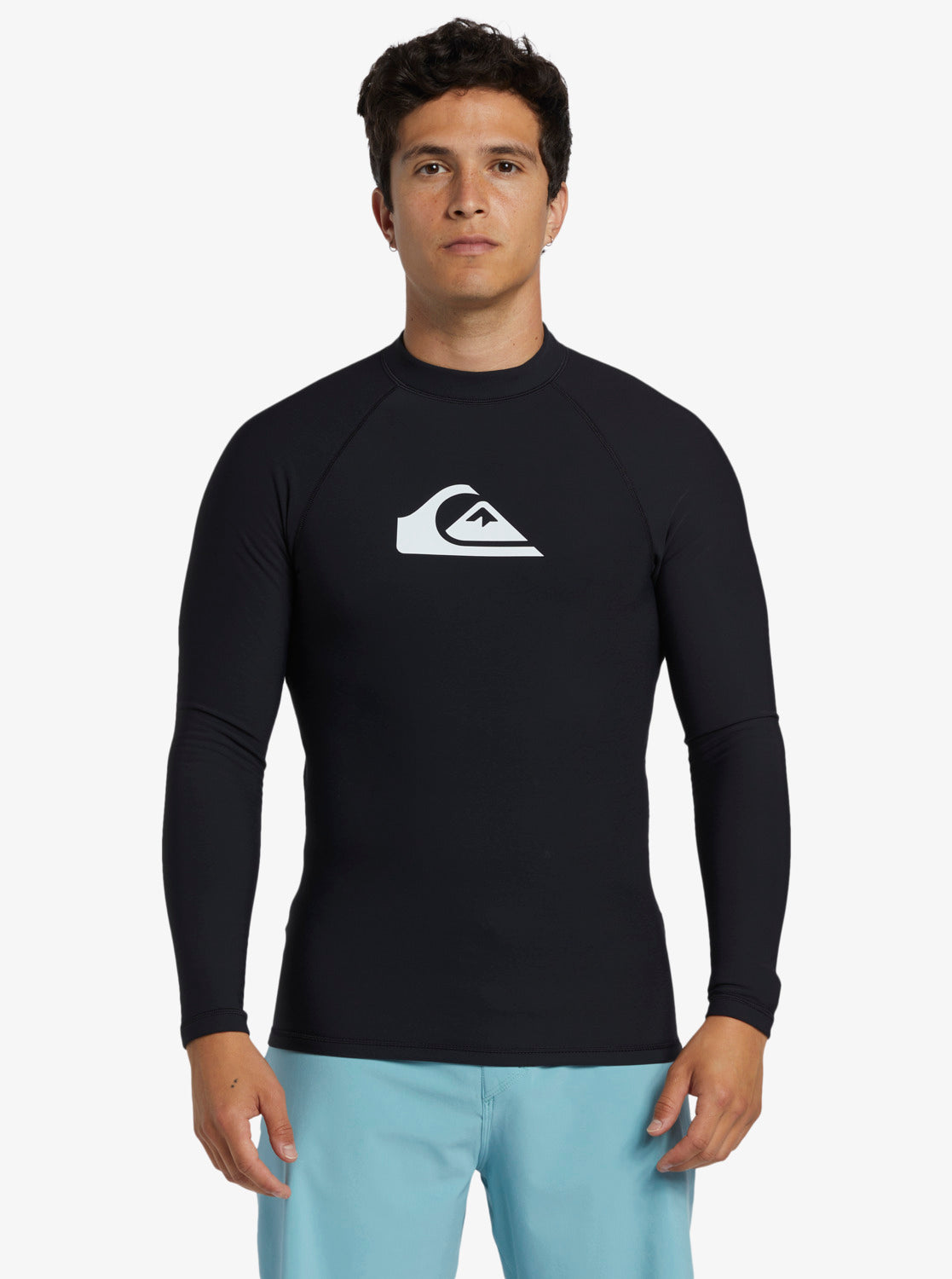 Quiksilver Mens Everyday Heat Long Sleeve Rash Vest (Black) main image 0