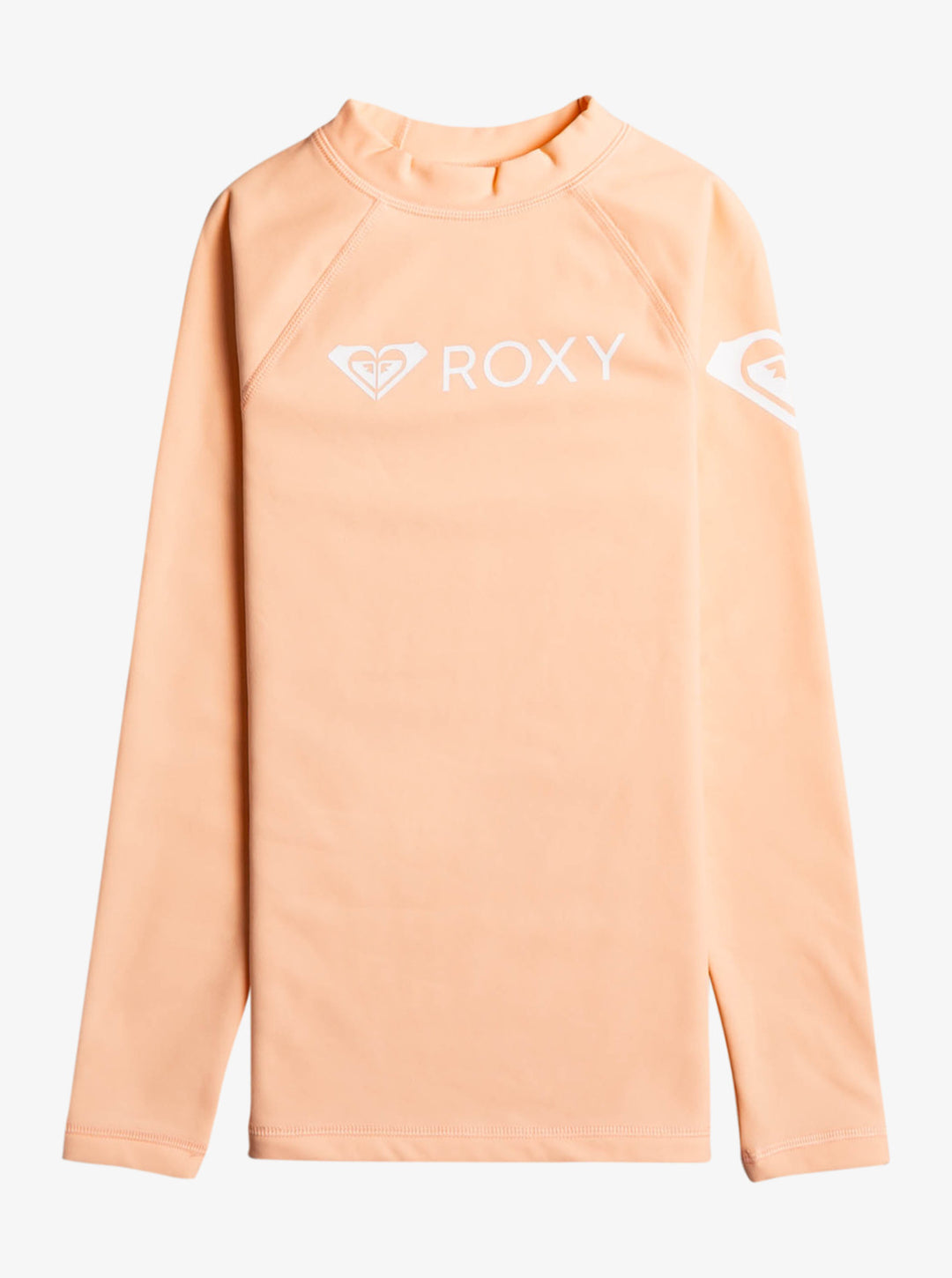 Girls Heater Long Sleeve Thermal Kids Rashie - Tropical Peach