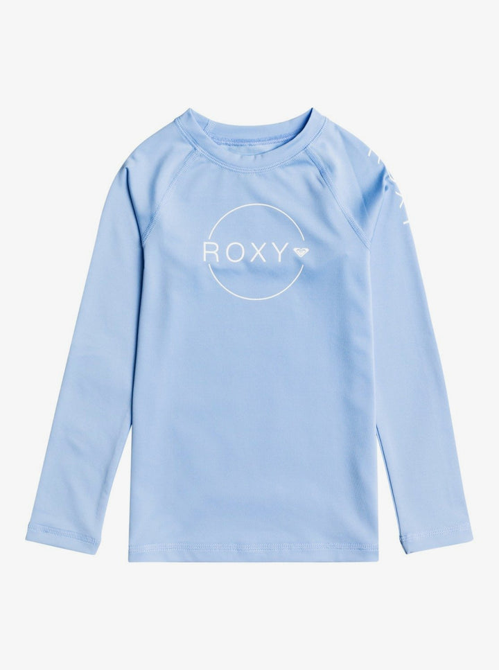 Beach Classics Long Sleeve Kids Rash Vest - Light Blue