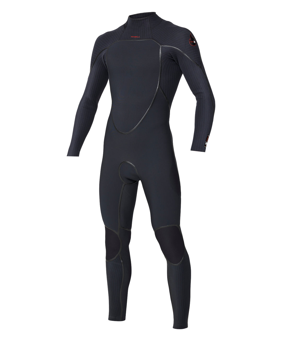 HyperFire X 3/2 Back Zip Steamer Wetsuit - Black