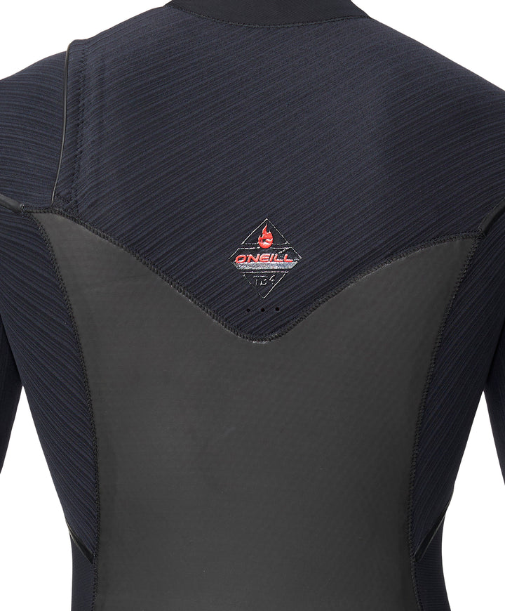HyperFire X 4/3 Chest Zip Steamer Wetsuit - Black