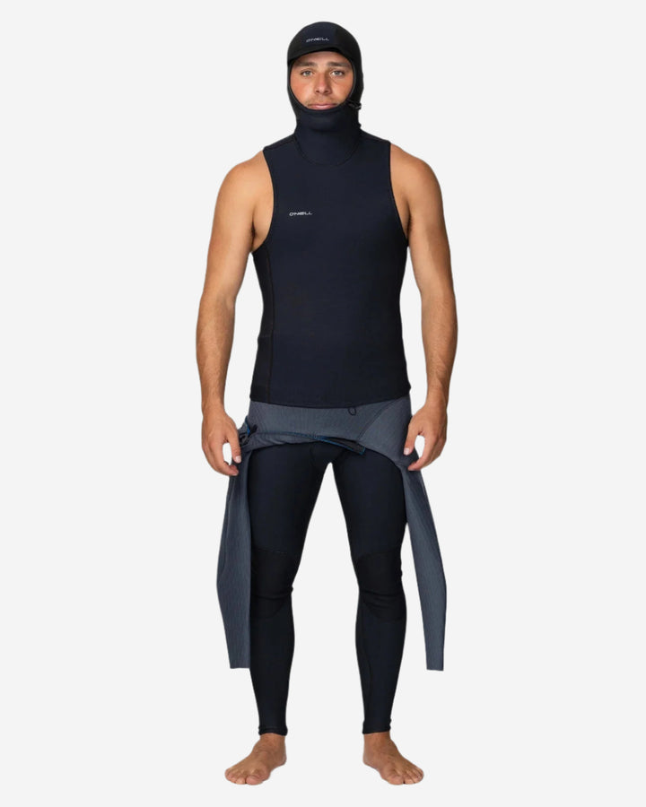 HyperFire 1mm Hooded Wetsuit Vest with 3mm GBS Hood