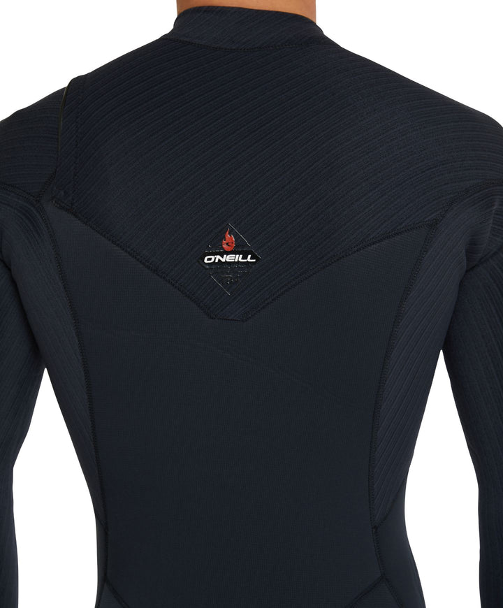 HyperFire 3/2 Chest Zip Steamer Wetsuit - Black