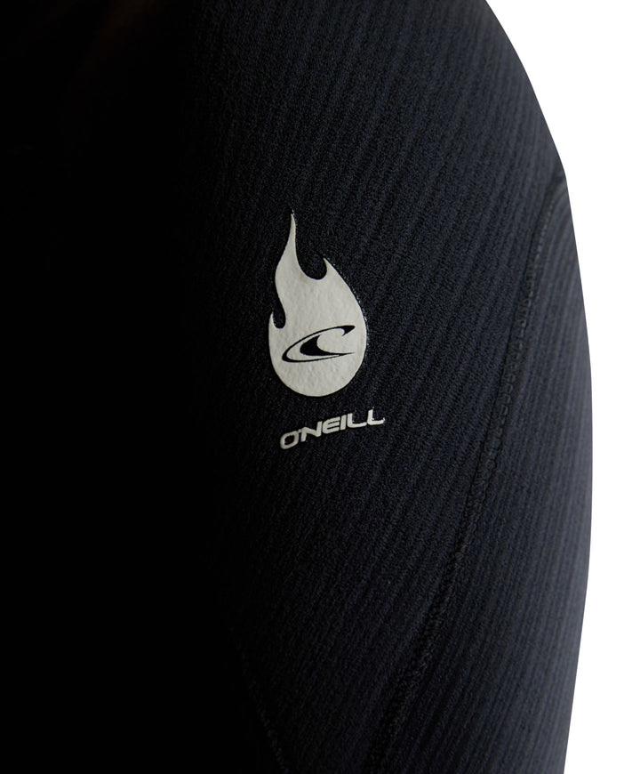 HyperFire 3/2 Chest Zip Steamer Wetsuit - Black
