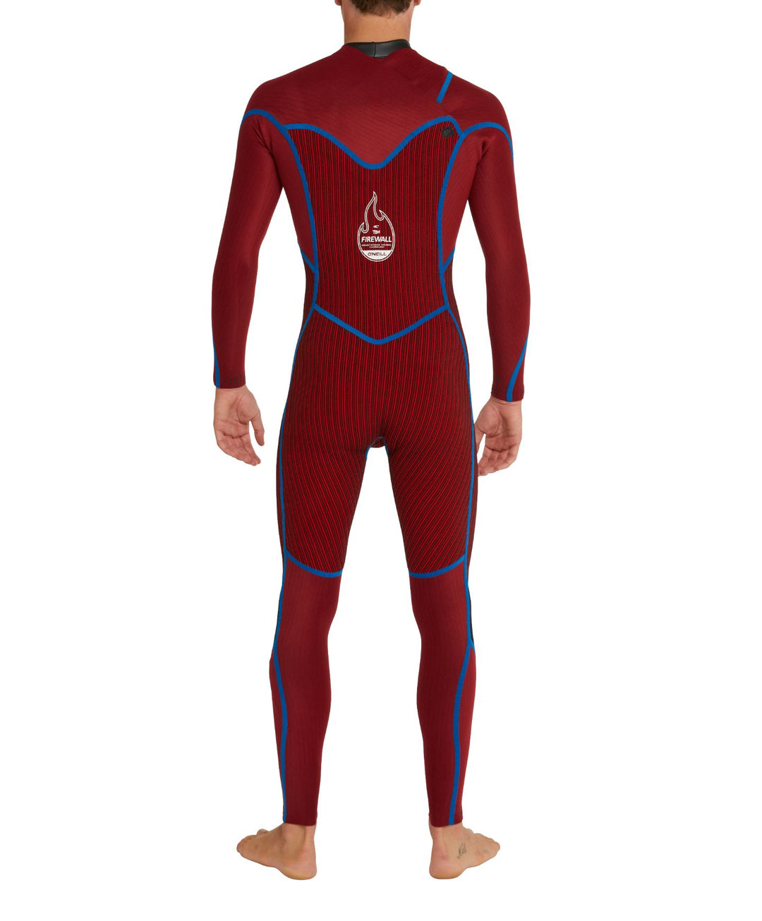 HyperFire 3/2 Chest Zip Steamer Wetsuit - Black