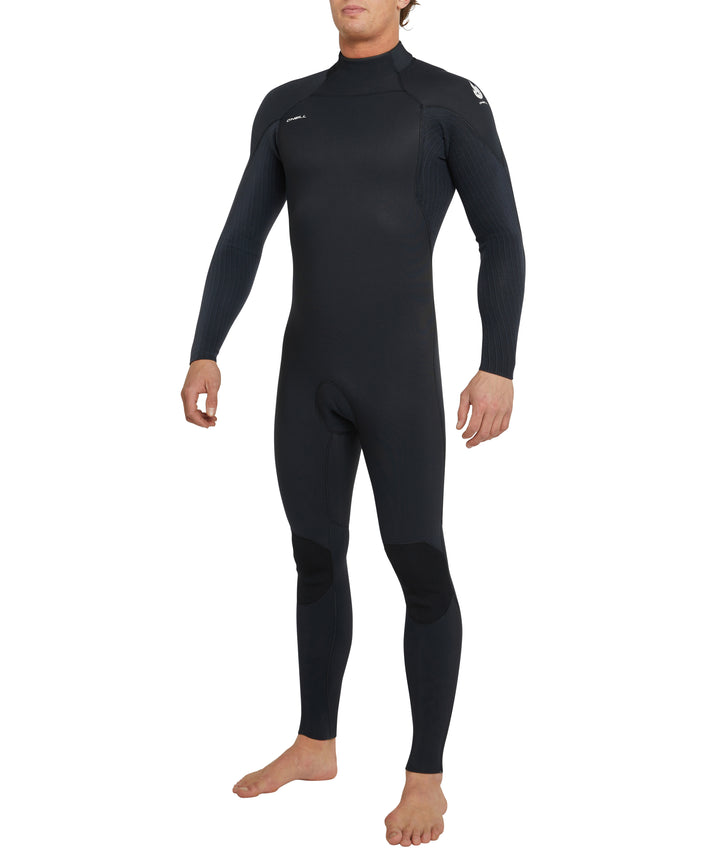 HyperFire 4/3 Back Zip Steamer Wetsuit - Black
