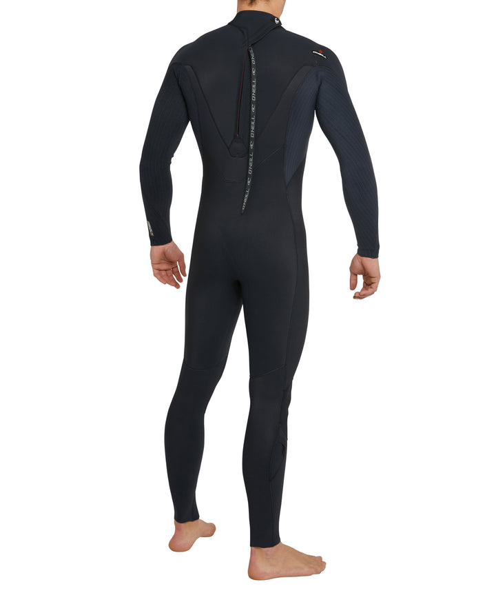 HyperFire 4/3 Back Zip Steamer Wetsuit - Black