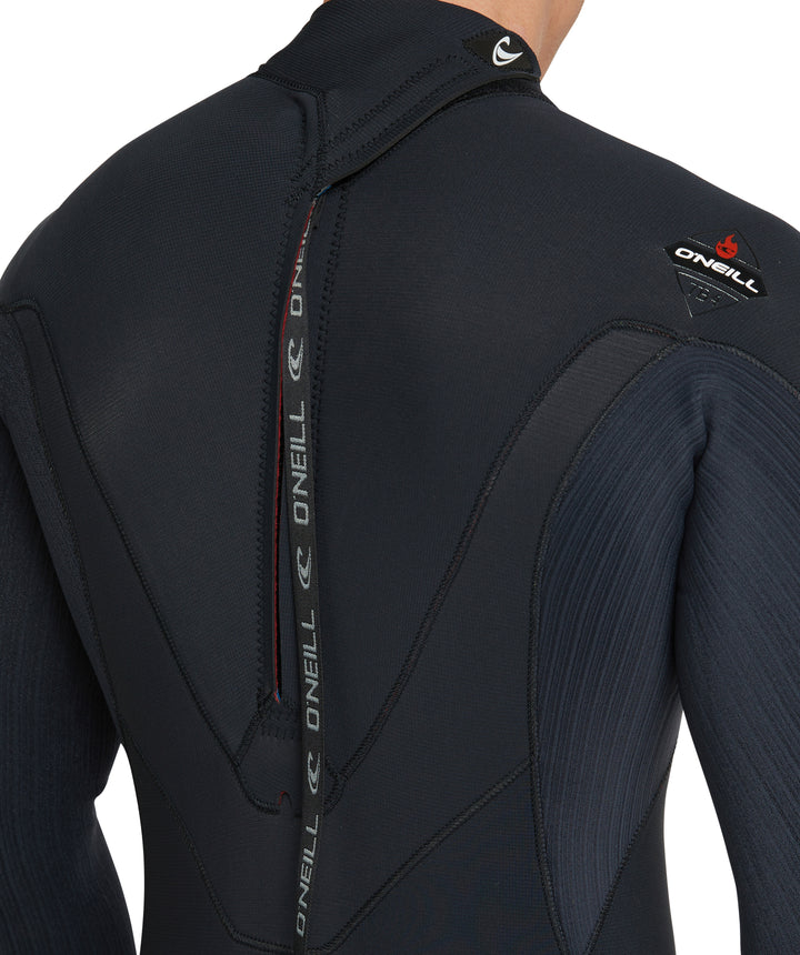 HyperFire 4/3 Back Zip Steamer Wetsuit - Black