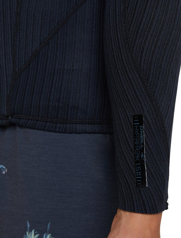 Hyperfreak 1.5mm TB3X Long Sleeve Wetsuit Jacket - Black