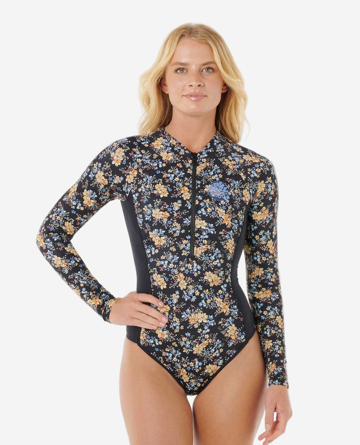 Womens Pacific Rider Front Zip Long Sleeve UPF50 Surfsuit